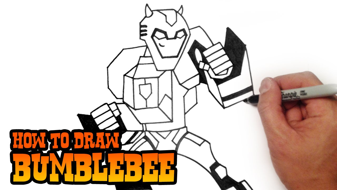 How to Draw Bumblebee Transformers | Beginner Drawing Tutorial (Step-by-Step)