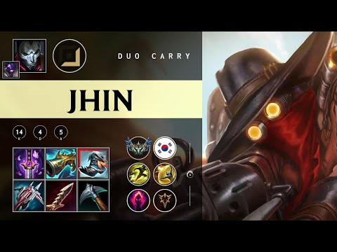 Jhin ADC vs Lucian - KR Challenger Patch 25.24