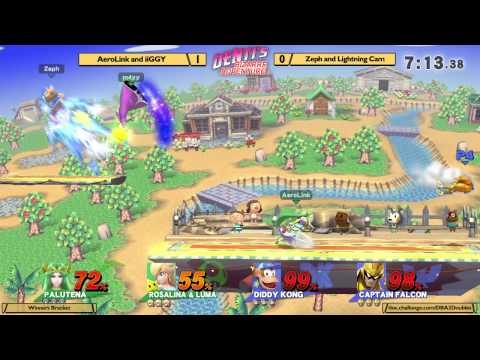 DBA2 Smash Wii U - AeroLink & iiGGY vs Zeph & Lightning Cam - Winners Bracket