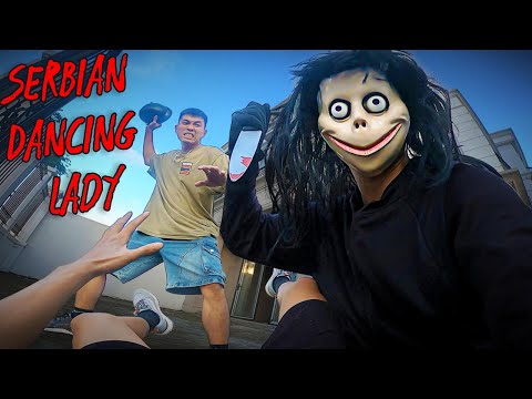 ESCAPE FROM THE TRAP OF THE SERBIAN DANCING LADY (Horror Parkour POV)