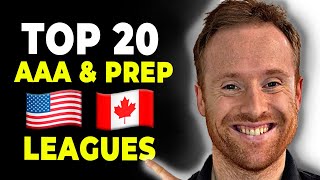 Top 20 Prep & AAA Leagues in Canada & US - 2025 Ranking
