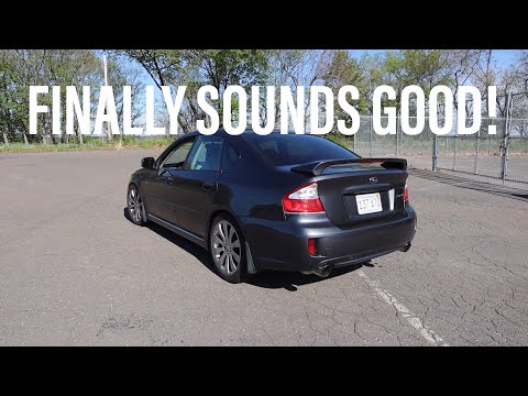 Subaru Legacy GT Magnaflow Exhaust!
