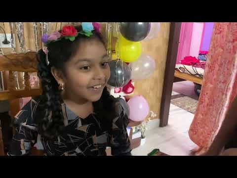 Sherina Birthday surprise wishes by daddy Kothavsa