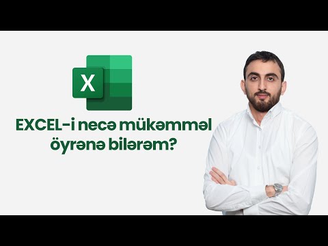 Excel dərsləri 2026 - Exceli necə mükəmməl öyrənə bilərəm? | excel oyrenmek