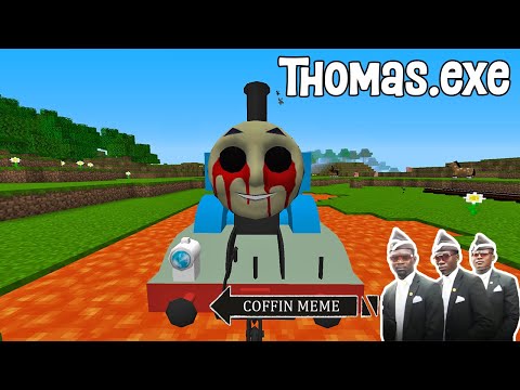 I Hate THOMAS THE TANK ENGINE.EXE in Minecraft - Coffin Meme