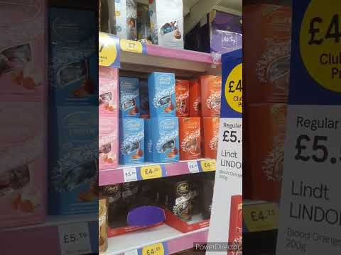 WOW Lindt lindor chocolate variety available in TESCO🤩😍 #shorts #viralshort #worldwide #lindt