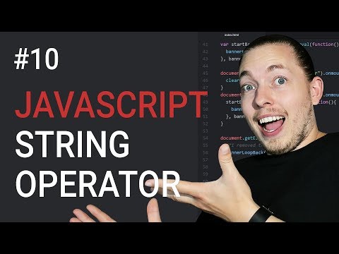 10 String Operator in JavaScript Explained | JavaScript Tutorial | Learn JavaScript | mmtuts