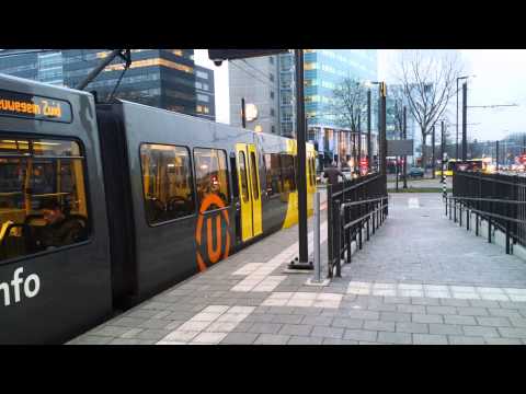 U OV Utrecht Sneltram vanuit Utrecht CS richting Nieuwegein Zuid