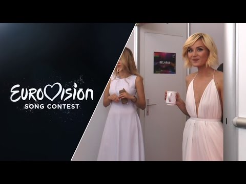 100 Seconds Backstage during the rehearsal of the first Semi-Final