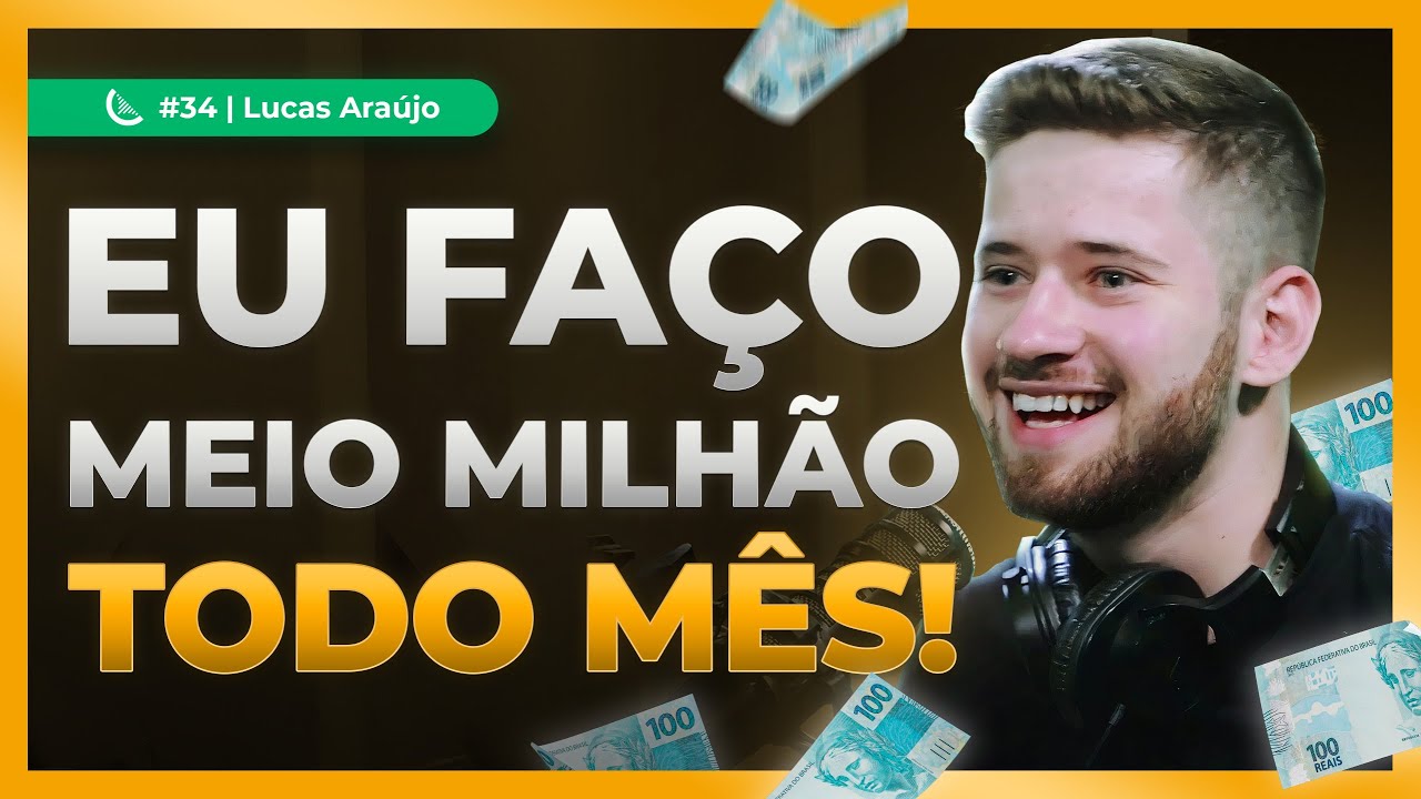 Ele Faz 500 MIL POR MÊS Com Marketing Digital E TEM SÓ 20 ANOS | Lucas Araújo - Kiwicast #34
