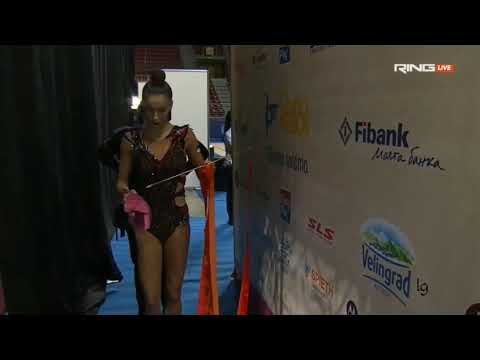 Eva Meleshchuk Ribbon AA Qualifications World Cup Sofia 2021