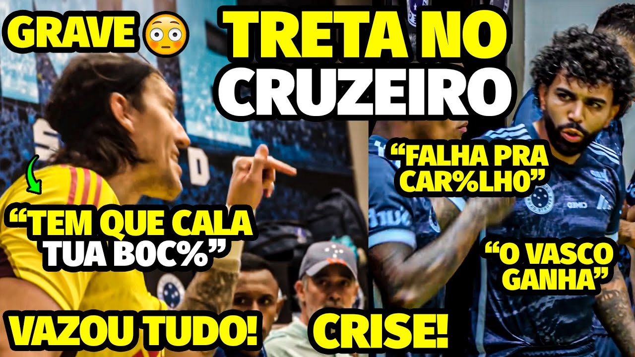 A TRETA AGRESSlVA NO CRUZEIRO APÓS VEXAME QUE FEZ CRUZEIRENSE COBRAR CÁSSIO E GABIGOL SE IRRITAR