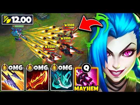 Jinx with 12.00 attack speed is beyond ridiculous... (NEW WORLD RECORD)