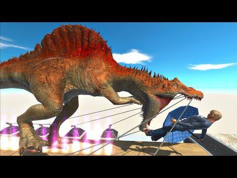 Run through Jet and Harpoon traps - Animal Revolt Battle Simulator