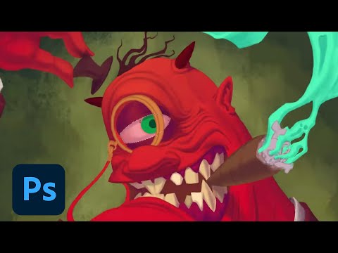 Illustrating a Monster Portrait with Chris Blackstock - 2 of 2 | Adobe Creative Cloud
