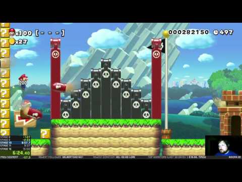 [WR] Super Mario Maker 100-Challenge Normal World Record in 11:31
