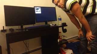 Video thumbnail for Acer K242HL 24 inch gaming monitor unboxing & setup as well as a test run by Meeru
