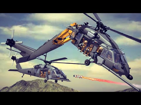 Helicopter Crashes & Shootdowns #37 | Besiege