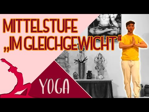 YOGA "Im Gleichgewicht" Mittelstufe mit Kalidas - Yoga Vidya Grundreihe Live - 16:15 - 12.01.2021