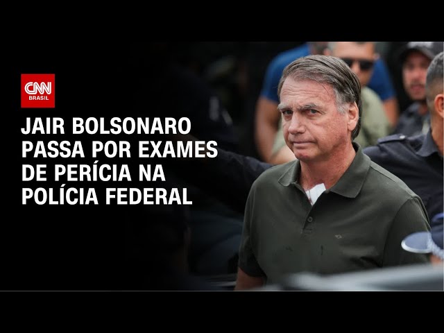 PF conclui exames de perícia em Jair Bolsonaro | CNN 360º
