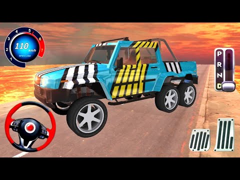 New Offroad 6x6 Truck Driving 3D Gameplay Jeep Driving 3D Simulator Driver: Android Gameplay