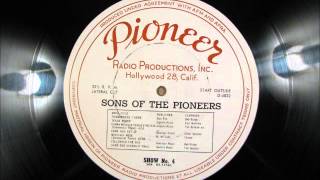 CAJUN STOMP by the Sons of the Pioneers   1946 Radio Transcription