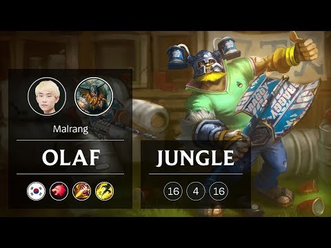 Olaf Jungle vs Sejuani - KR Challenger Patch 9.1