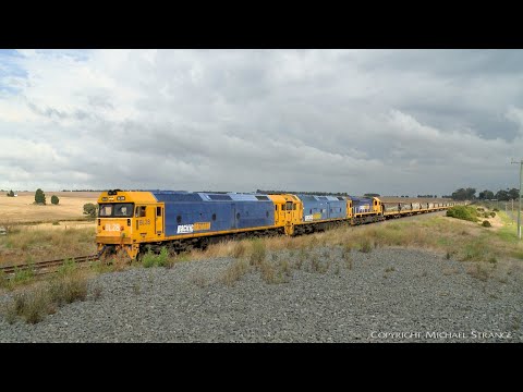 9154 Pacific National Broad Gauge Grain Train (15/3/2022) - PoathTV Australian Railways