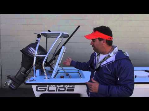 2015 ECS Glide Blue Deck and White Hull with Yamaha 20