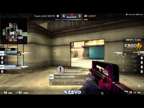 AGENT vs Team LDLC-White Game 1 (CEVO-M CS:GO Season 7) - Helium & HuriKane