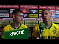 Reactie gebroeders Mulder na overwinning op VVV Venlo.