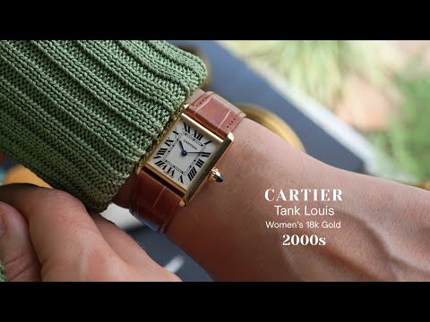 Cartier Tank Louis Women’s 18k Gold Ref. W1529856 Cartier Serviced 2000s