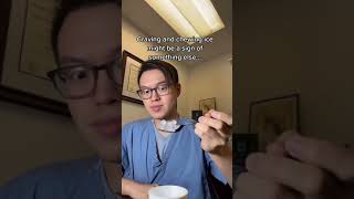 Craving ice could mean something else...