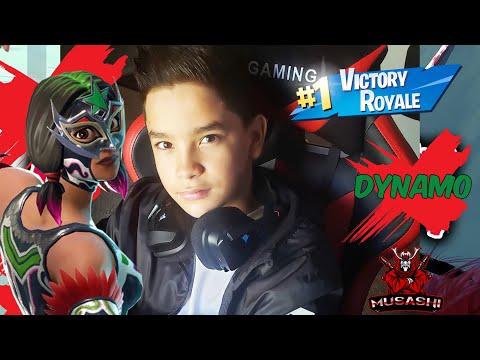Fortnite Dinamo Skin Gameplay (11 Kills Duos Win Victory Royale) - Battle Royale