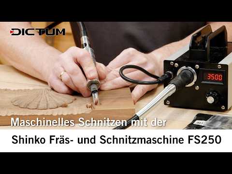 Shinko Fräs- und Schnitzmaschine FS250 – Produktvorstellung #dictum #schnitzen #shinko