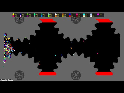 Survival Proliferation 65 - Marble Race in Algodoo