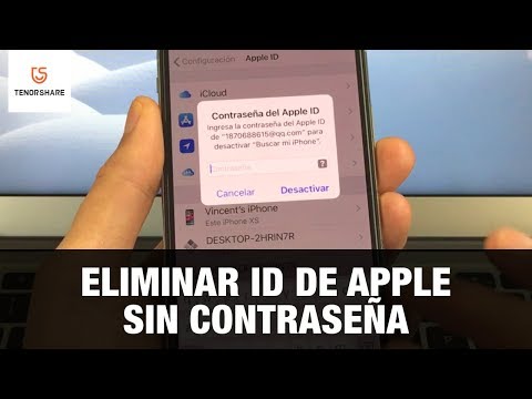 eliminar apple id/cuenta iCloud sin contraseña