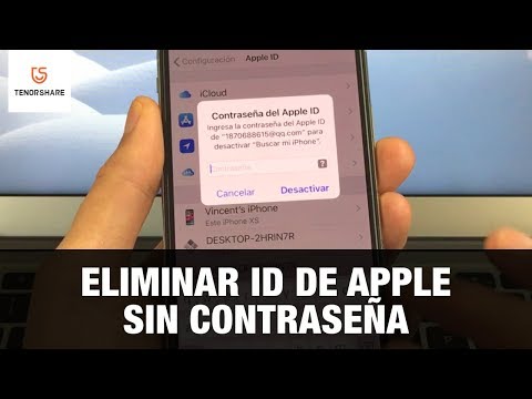 eliminar apple id/cuenta iCloud sin contraseña