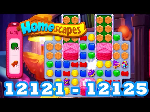Homescapes Level 12121 - 12125 HD 3 - match puzzle Gameplay | android | IOS | 12122 | 12123 | 12124