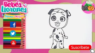 Dibujo de Dotty BEBÉS LLORONES lagrimas magicas con plumones   Dibujos Felices
