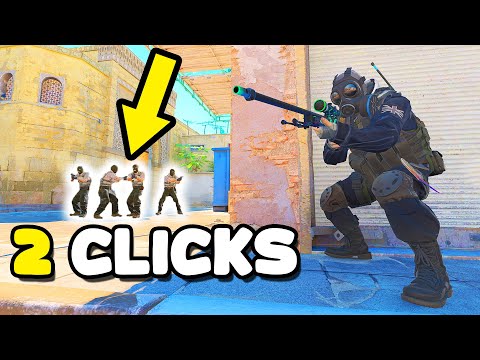 ACE IN JUST 2 CLICKS!! - CS2 BEST MOMENTS #104