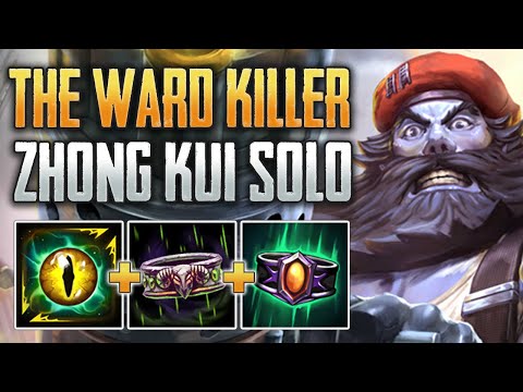 GALAXY BRAIN WARD KILLING BUILD! Zhong Kui Solo Gameplay (SMITE Conquest)