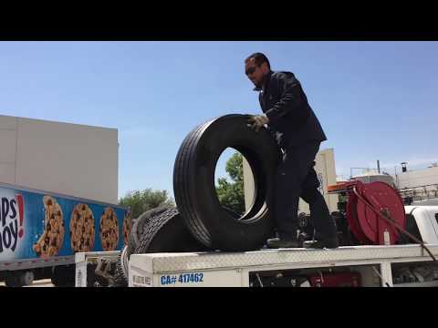 How to Replace Semi Truck Tires Under 30 Mins.