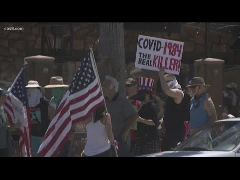 Stay-at-home order protests continue in San Diego County