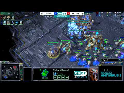 ESET UK Masters Online Qualifier #1 - [P] Pink vs [P] Socke - Map 2