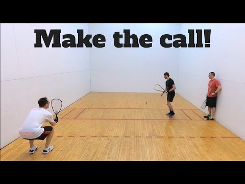 Racquetball Referee - Make the call!