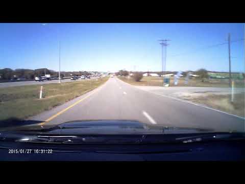 Freeway crash caught by dash cam. Denton TX, 25 Nov 2020.