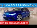 VW Golf 8 R Sound Series Exhaust System Stock Exhaust All Driving Modes Inside And Outside
