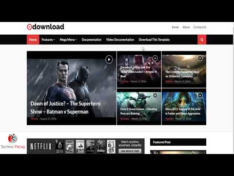 Blogger template - how to download free blogger templates