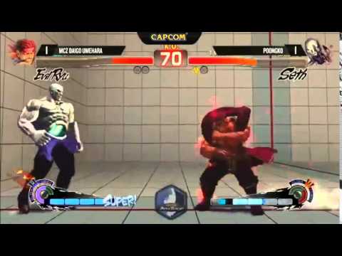 capcom pro tour asia daigo umehara(evil ryu) vs poongko(seth)